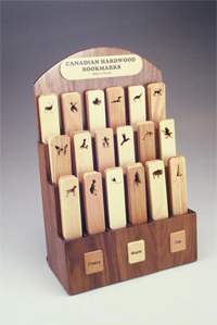 Canadian Hardwood Bookmark Choices